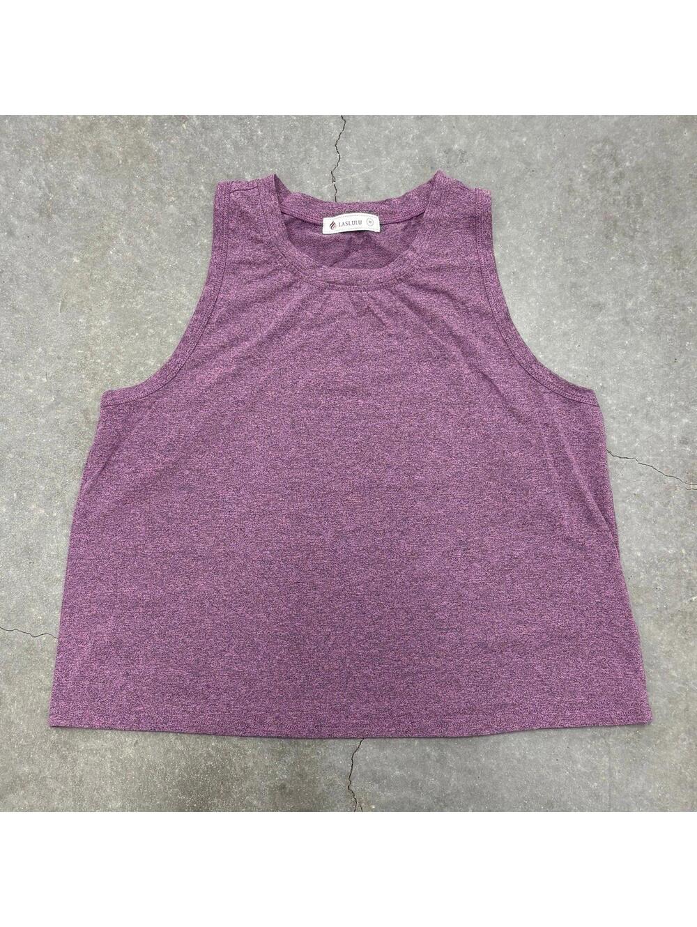 LASLULU Purple Tank Top
